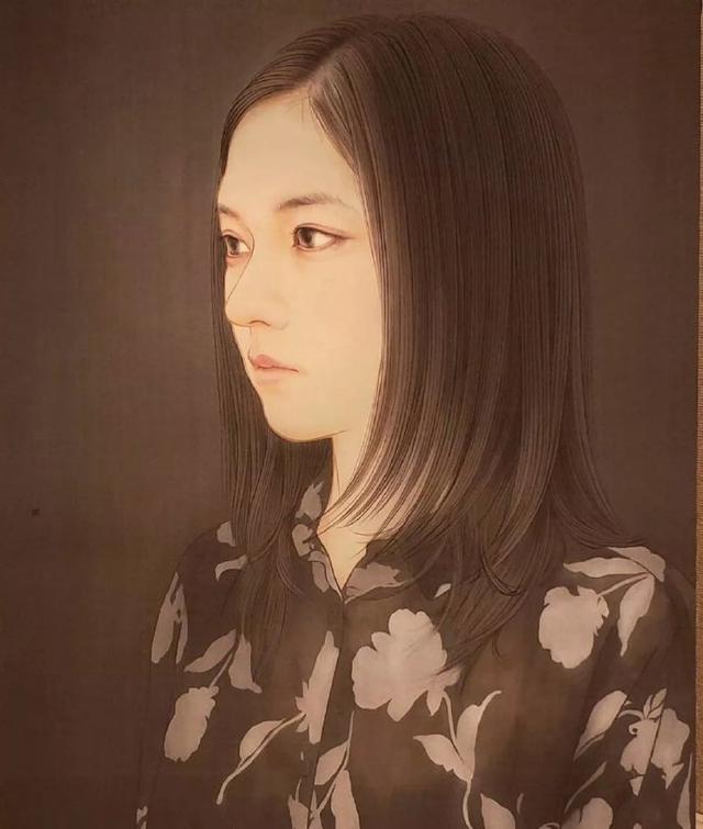 另外柔美 日本画家京都绘美的女性人物工笔画作品 图
