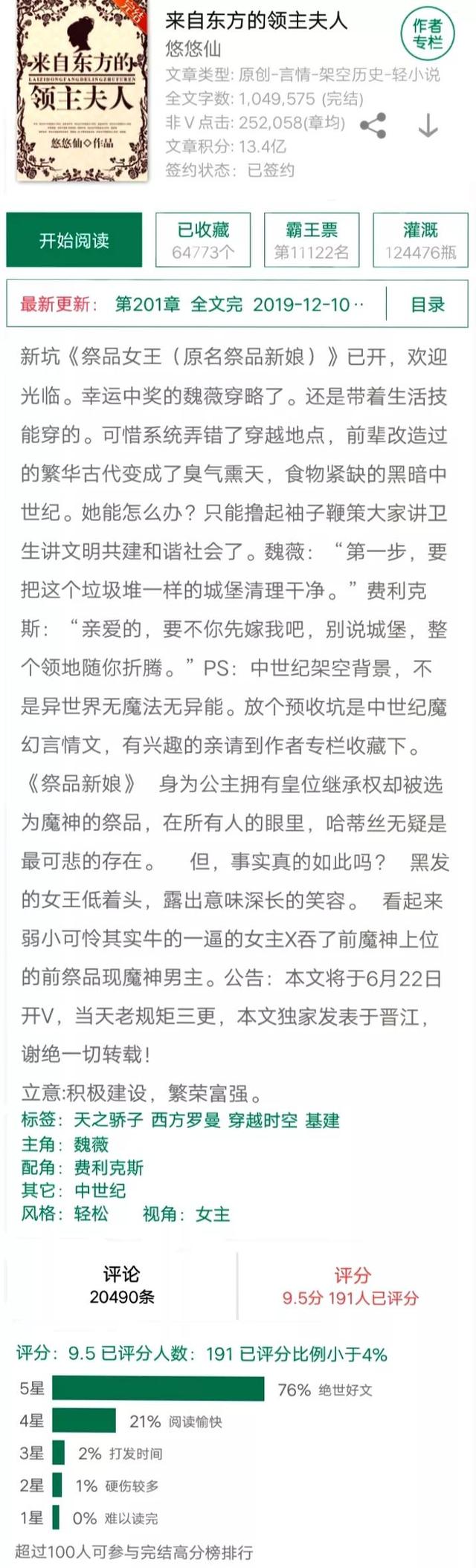 书单166 来自东方的领主夫人 技能满点的中世纪之