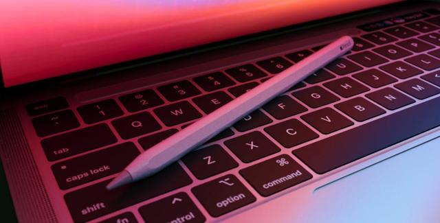 最新概念设计 Macbook Pro的touch Bar被apple Pencil基座取代 最新概念设计 Macbook Pro的touch Bar被apple Pencil基座取代